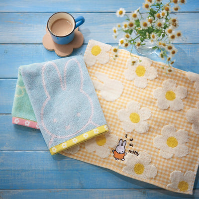 Marushin Miffy towel gift set, Flower garden