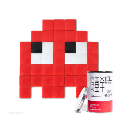 Pixel Corner Pixel Art Kit Classic diy wall art, the gloomies red