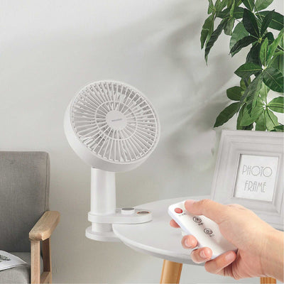 MachinoQ4 Multifunctional Clamp Fan, White