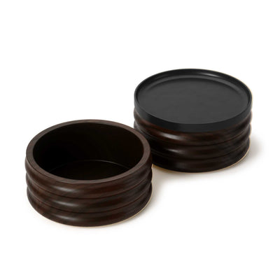 Umbra Tesora Wood storage box, black/walnut