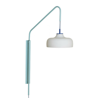 Hubsch Current wall light, light blue