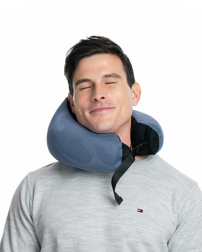 UNO™ Knit travel pillow, sydney blue