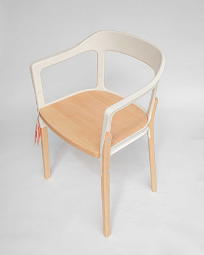 refurblished | Magis Steelwood Chair , White/Beech