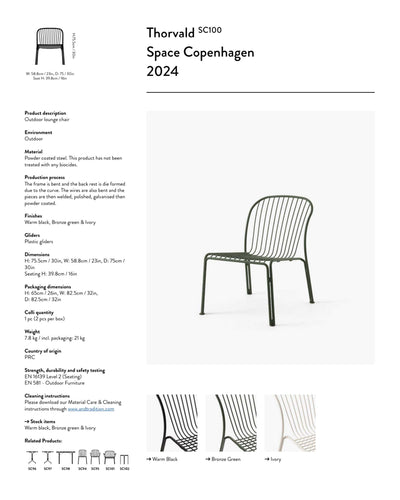 &Tradition Thorvald SC100 lounge chair