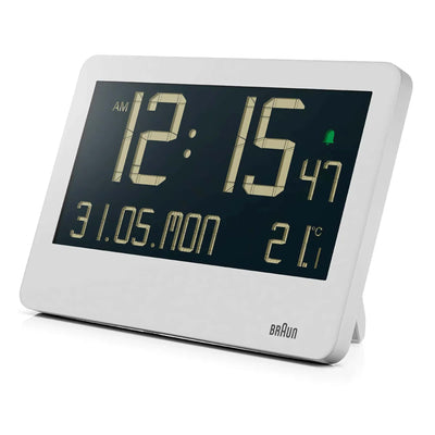 Braun BC14 digital wall clock, white