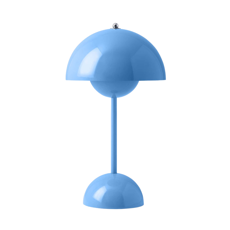 &Tradition Flowerpot VP9 portable table lamp, swim blue