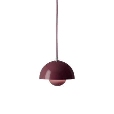 &Tradition Flowerpot VP10 pendant, dark plum