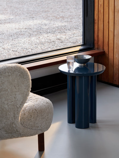 &Tradition Tung JA3 side table, steel blue