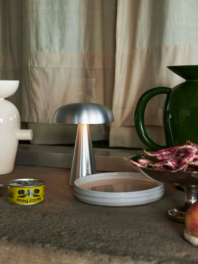 &Tradition Como SC53 rechargeable lamp, aluminium