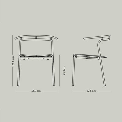 Autm Novo Dining Chair, black