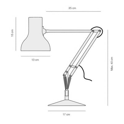 Anglepoise + Paul Smith Type 75™ Mini desk lamp, Edition 4