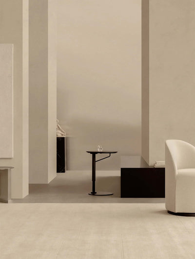 Audo Copenhagen Branch adjustable side table, dark stained oak