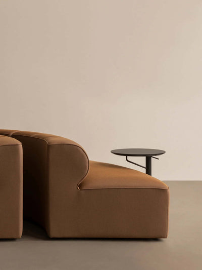 Audo Copenhagen Branch adjustable side table, linoleum charcoal