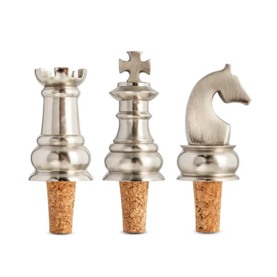Authentic Models Chess Bottle Stopper (Set of 3)