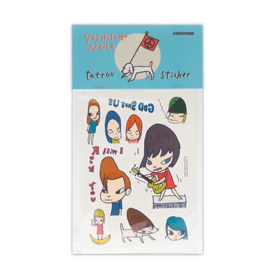 Yoshitomo Nara Temporary Artwork Tattoo , "I Will Rock You"