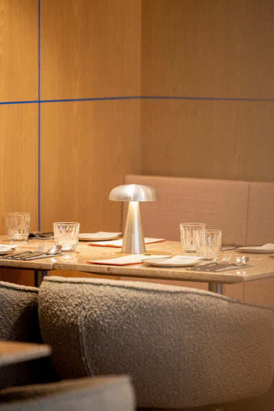 &Tradition Como SC53 rechargeable lamp, aluminium