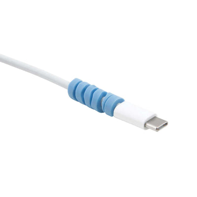 Bluelounge CableCoil Mini, Ombre Blue (Set of 8)