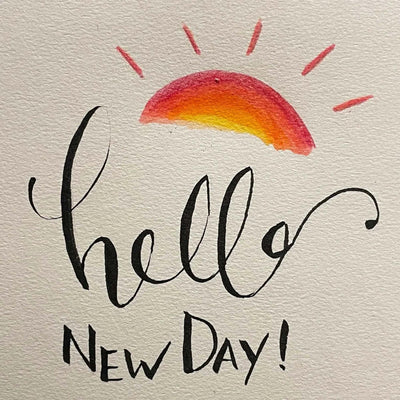 Kikkerland rafters Brush Lettering Kit