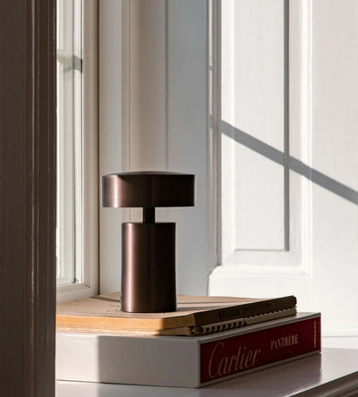 Audo Copenhagen Column rechargeable lamp, bronze