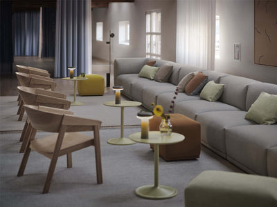 Muuto Soft ø41h40 side table, beige green