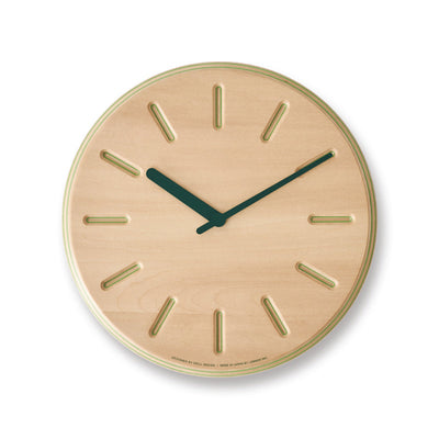 Lemnos Paper-Wood (Line) clock