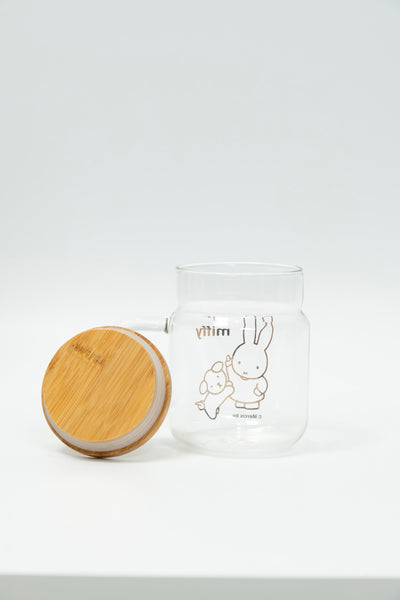 Miffy handmade drinking glass
