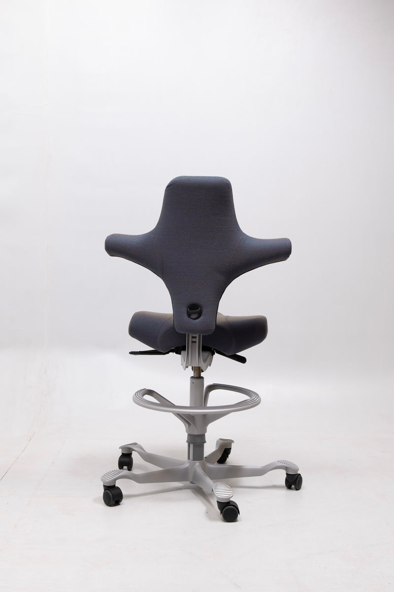 refurbished | Hag Capisco 8106 Fabric, petrolium/silver