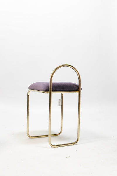 refurbished | Aytm Angui chair, anthracite/gold