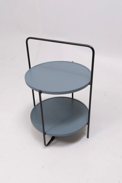 refurbished | Andersen Tray Table, Petroleum (Ø46xH68cm)