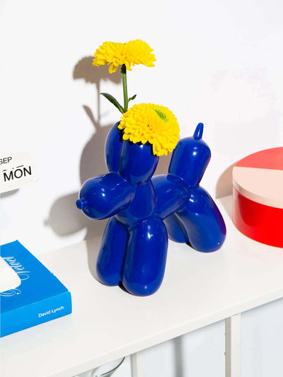 DOIY Bobby vase, blue