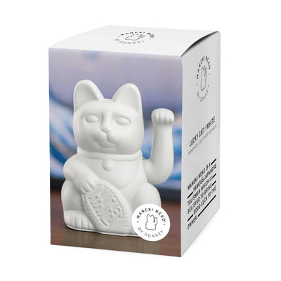 Donkey Lucky Cat, White