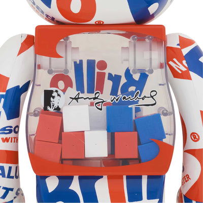 BE@RBRICK Andy Warhol "Brillo" (2022) 1000%