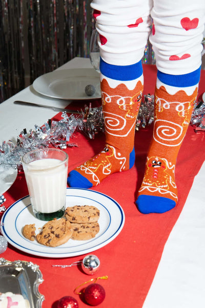 EMS Xmas Cookie Kids socks