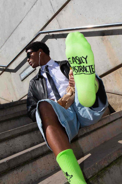 EMS Easily Distracted Flat socks