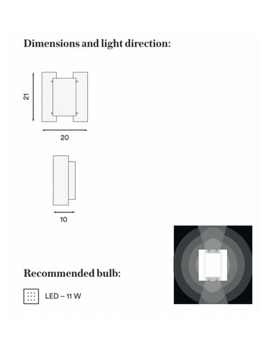 Northern Butterfly Perforated wall lamp, brass