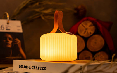 Gingko Mochi portable lamp, pure