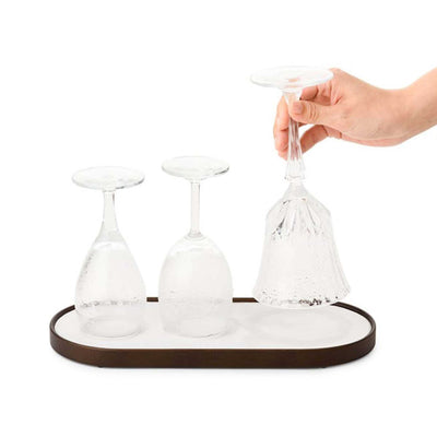 Gudee Trivi bathroom tray, brown