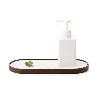 Gudee Trivi bathroom tray, brown
