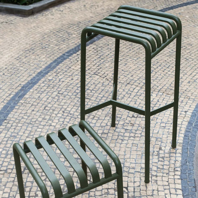 HAY Palissade stool, olive