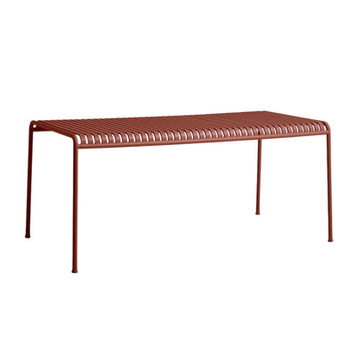 Hay Palissade 170 rectangular table, Iron red