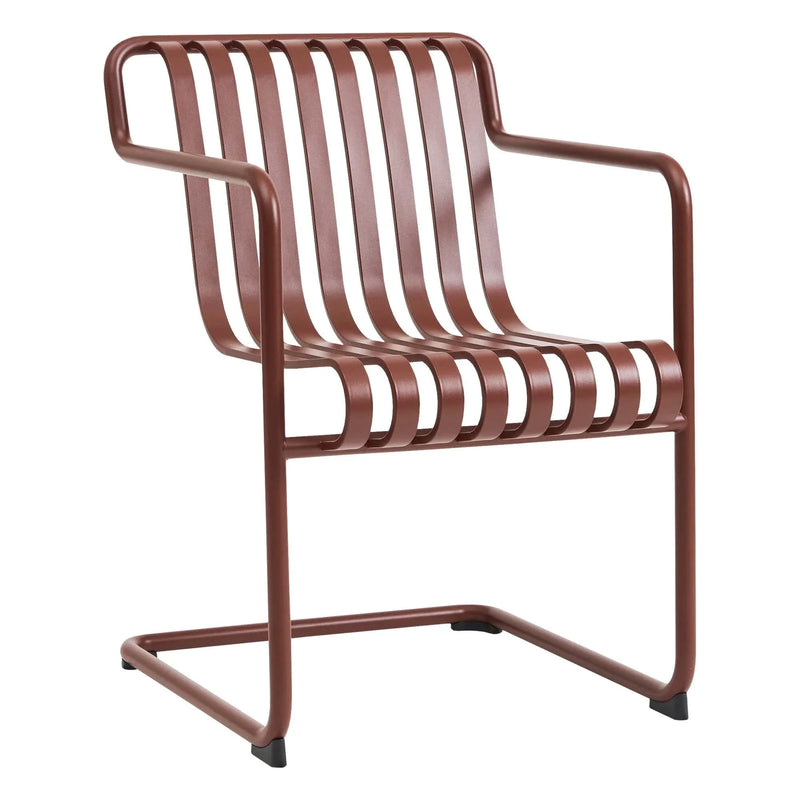 HAY Palissade Cantilever dining armchair, iron red