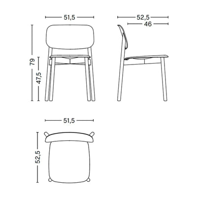 HAY Soft Edge 60 chair, oak