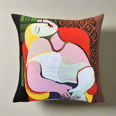 Jules Pansu Jacquard Cushion, Lev revê 1932