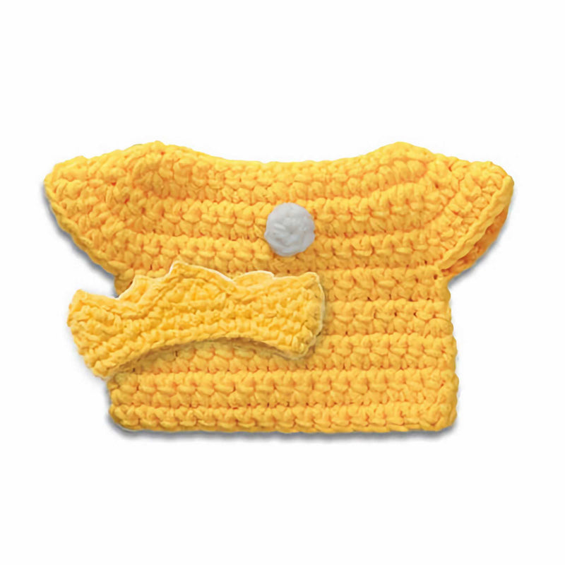 Just Dutch handmade crocheted outfit, Yellow Queen Set