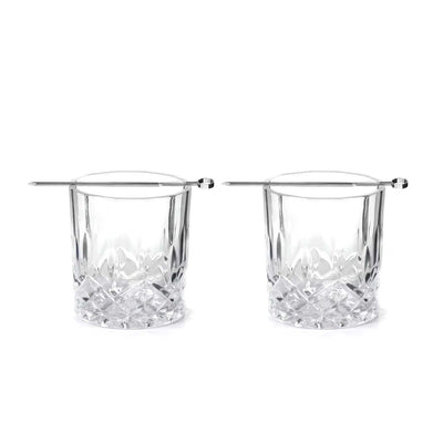 Kikkerland Whiskey Glass Set