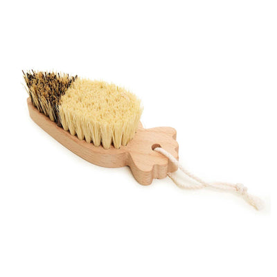 Kikkerland Wood Vegetable Scrubber Brush
