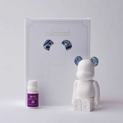 Medicom x Biblioteque Blanche Be@rbrick aroma ornament #0 Fabric, Liberty Fabrics, Abbey Road Blue