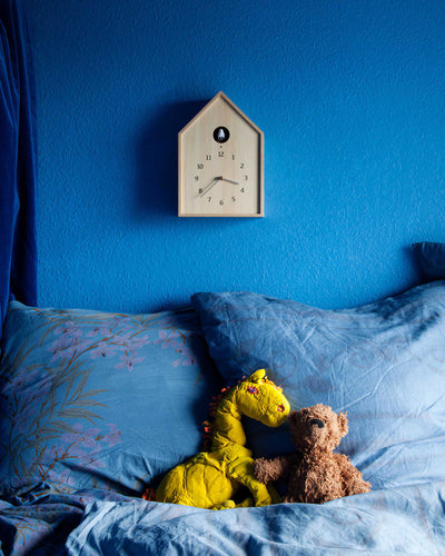 Lemnos Birdhouse cuckoo clock, natural