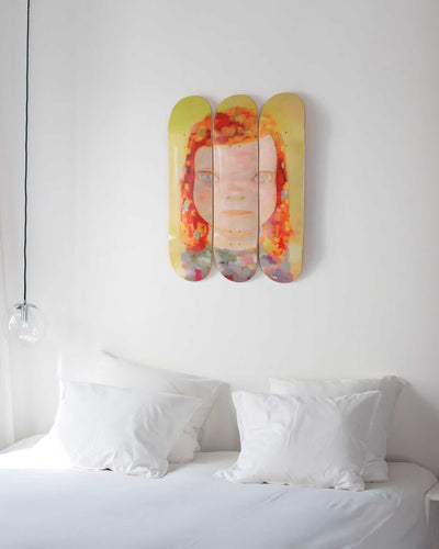Yoshitomo Nara Skateboard Set of 3 , Light Haze Day