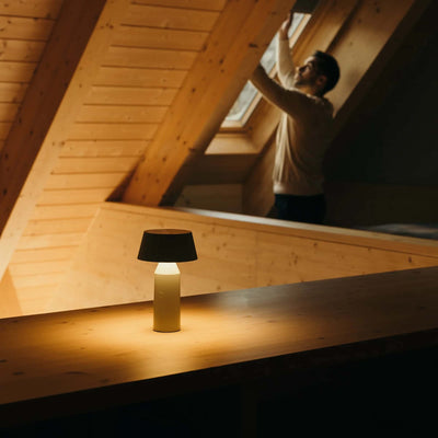 Marset Bicoca rechargeable lamp, off white